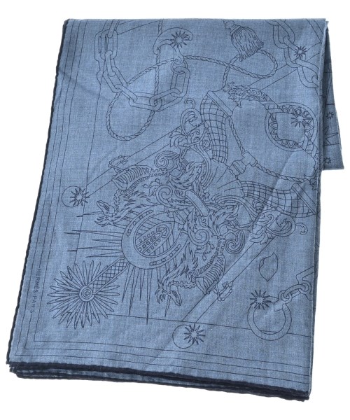 HERMES(エルメス)ストール 青 サイズ:-/2200678996331