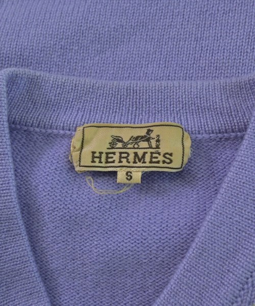HERMES（エルメス）ニット・セーター 紫 サイズ:S メンズ/2200677369037