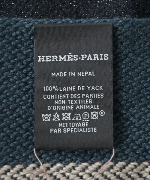 HERMES（エルメス）マフラー 黒 サイズ:- メンズ/2200679529170
