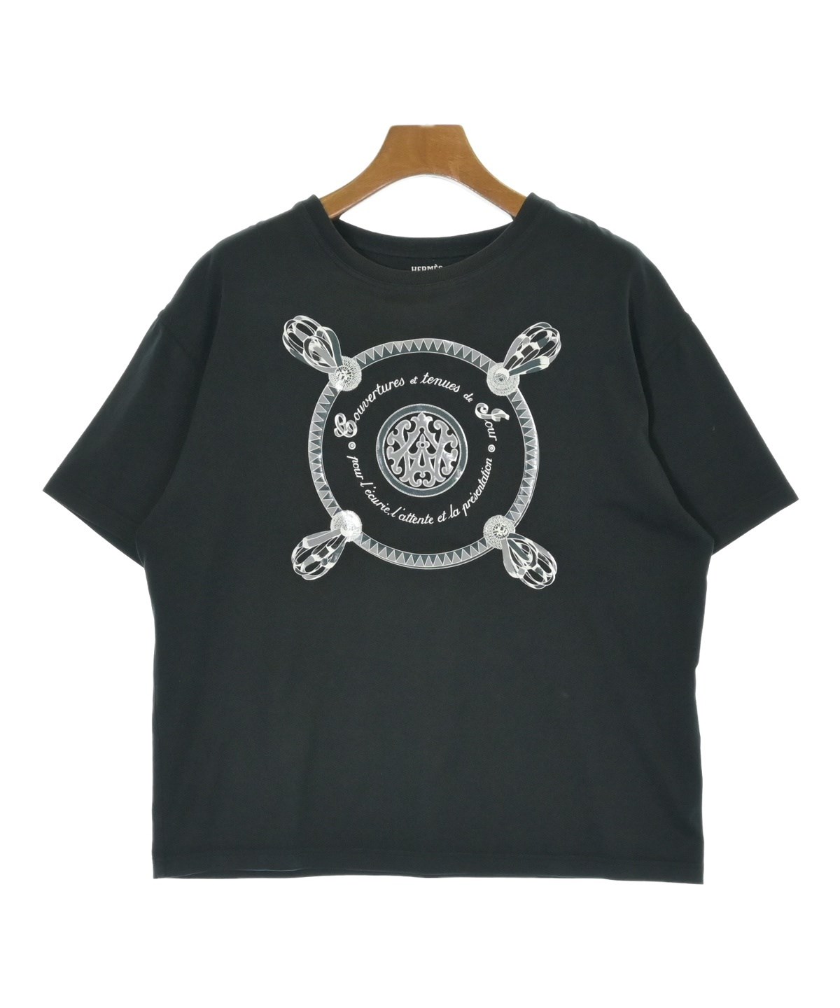 HERMES（エルメス）Tシャツ・カットソー 黒 サイズ:40(M位) レディース