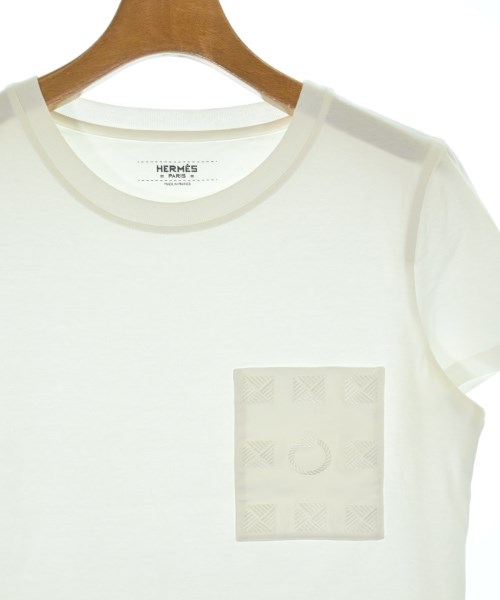 HERMES（エルメス）Tシャツ・カットソー 白 サイズ:38(S位) レディース/2200679977032