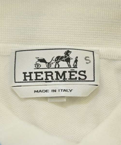 HERMES（エルメス）ポロシャツ 白 サイズ:S メンズ/2200679977070