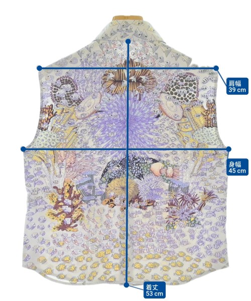 HERMES（エルメス）ブラウス 紫 サイズ:36(XS位) レディース/2200680810083