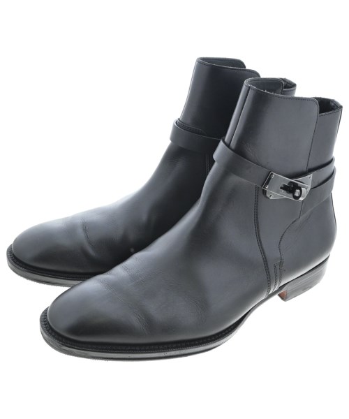 HERMES(エルメス)ブーツ 黒 サイズ:EU41 1/2(26.5cm位)/2200680844095