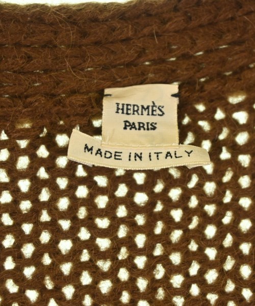 HERMES（エルメス）カーディガン 茶 サイズ:M レディース/2200676507010
