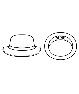 HERMES（エルメス）ハット オレンジ サイズ:57cm レディース/2200681391079