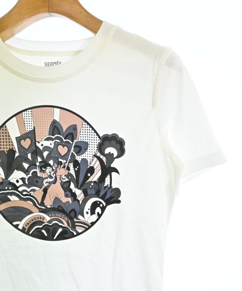 HERMES（エルメス）Tシャツ・カットソー 白 サイズ:34(XXS位) レディース/2200681465015