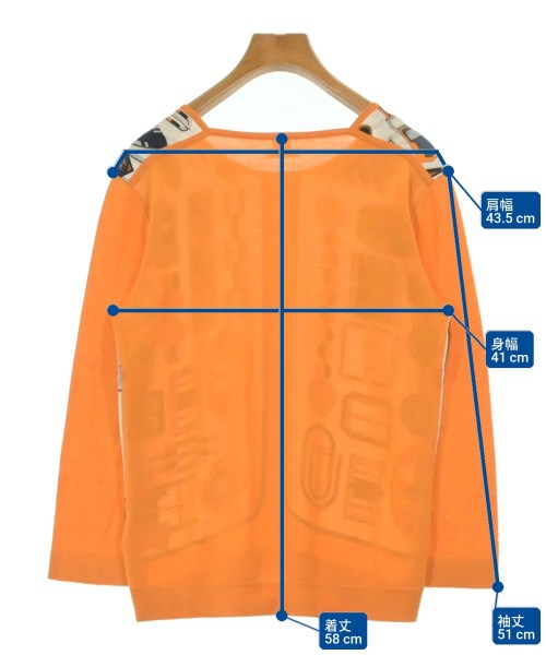 HERMES（エルメス）ニット・セーター オレンジ サイズ:34(XXS位) レディース/2200693874256