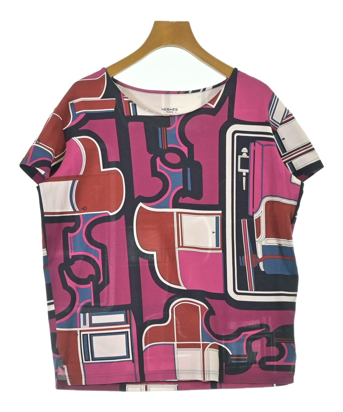 HERMES（エルメス）Tシャツ・カットソー 紫 サイズ:36(XS位