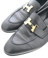 HERMES（エルメス）ドレスシューズ/ローファー 黒 サイズ:EU38(24.5cm位) レディース/2200693368052