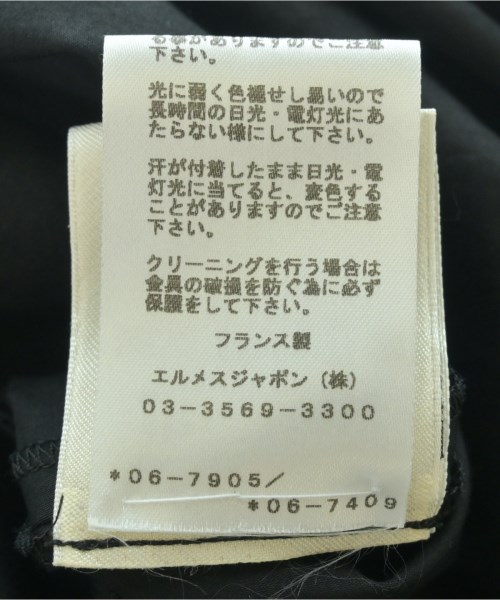 HERMES（エルメス）オールインワン/サロペット 黒 サイズ:40(M位)/40(M位) レディース/2200694275014