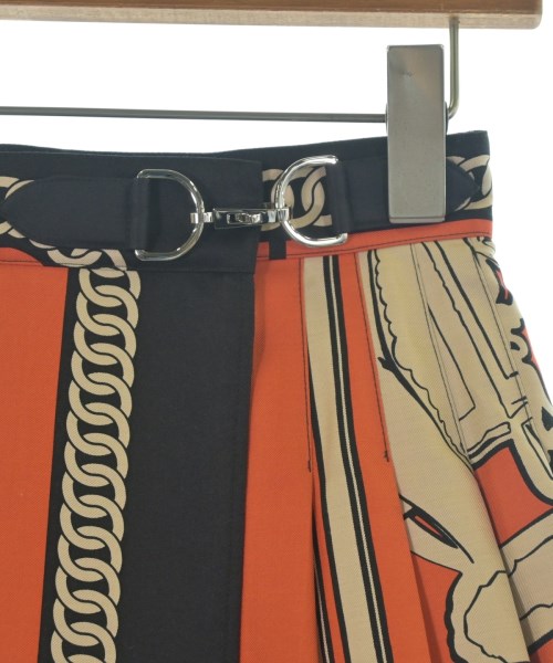 HERMES（エルメス）ミニスカート オレンジ サイズ:38(S位) レディース/2200694275106