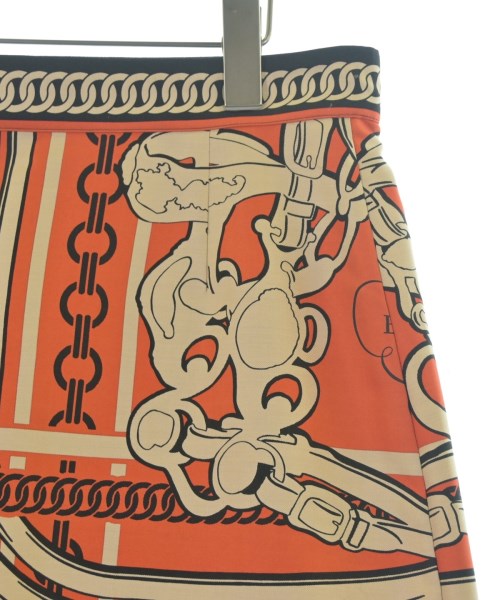 HERMES（エルメス）ミニスカート オレンジ サイズ:38(S位) レディース/2200694275106