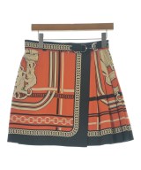 HERMES（エルメス）ミニスカート オレンジ サイズ:38(S位) レディース/2200694275106