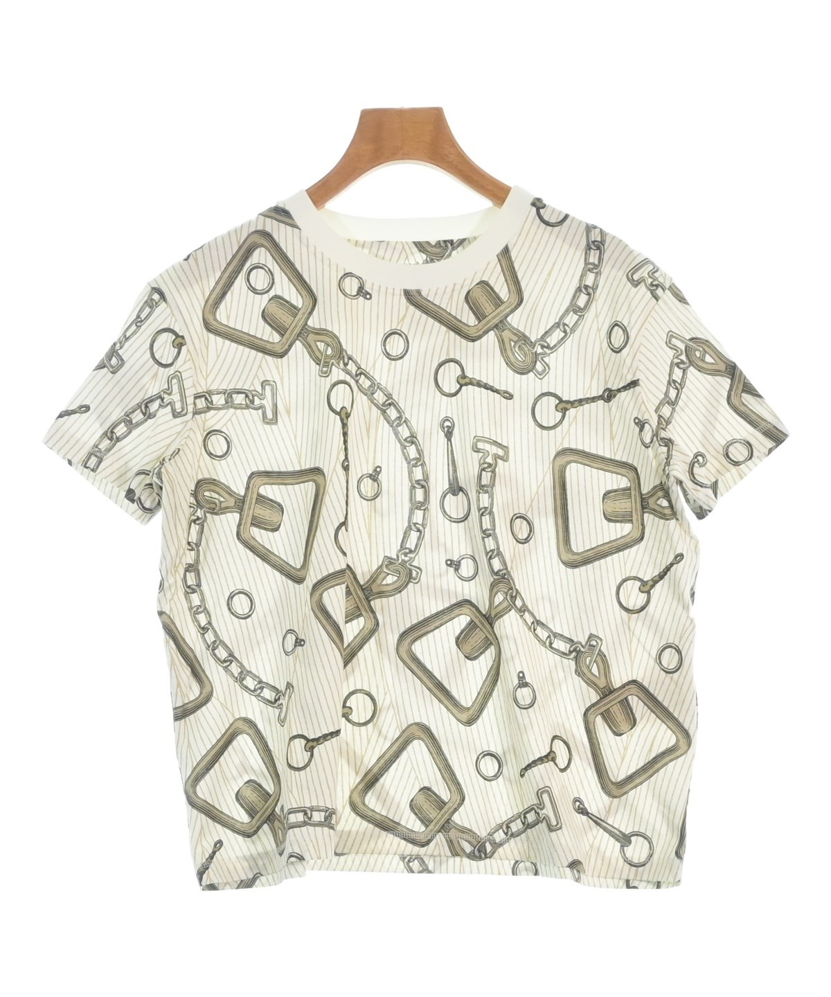 HERMES（エルメス）Tシャツ・カットソー 白 サイズ:34(XXS位