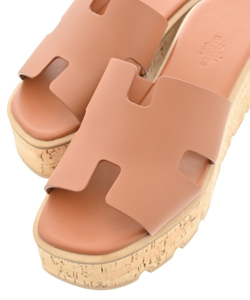 HERMES（エルメス）サンダル 茶 サイズ:EU37(23.5cm位) レディース/2200694275366