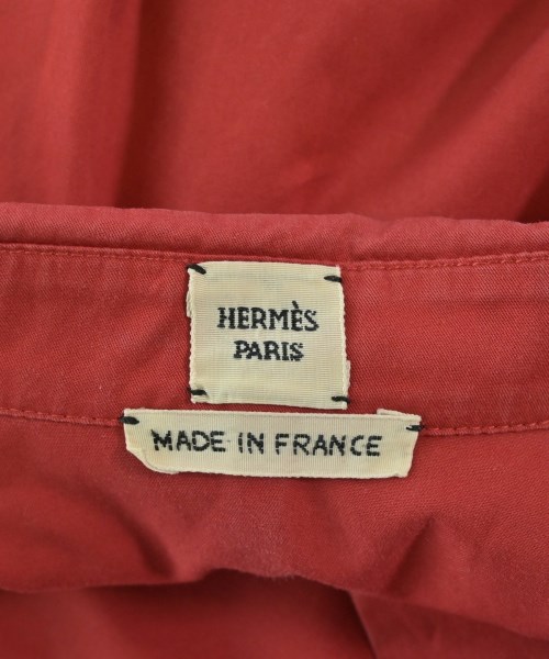 HERMES（エルメス）カジュアルシャツ 赤 サイズ:34(XXS位) レディース/2200694570027