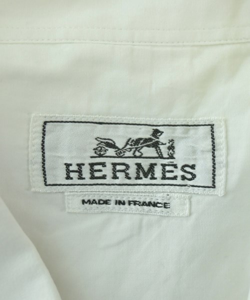 HERMES（エルメス）ドレスシャツ 白 サイズ:43(XXL位) メンズ/2200694973156