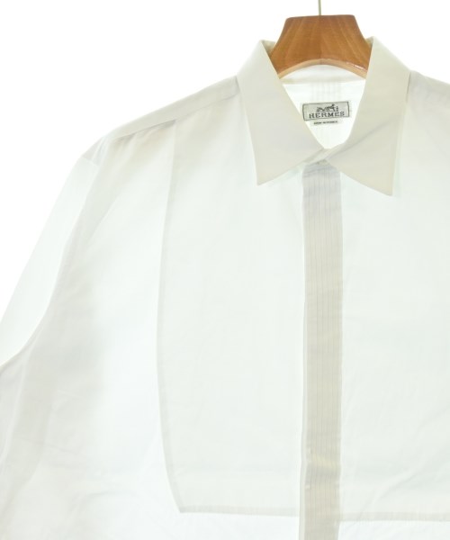 HERMES（エルメス）ドレスシャツ 白 サイズ:43(XXL位) メンズ/2200694973156