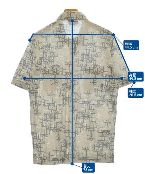 HERMES（エルメス）ポロシャツ グレー サイズ:XL メンズ/2200695083014