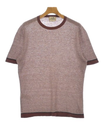 HERMES（エルメス）ニット・セーター 赤 サイズ:M メンズ