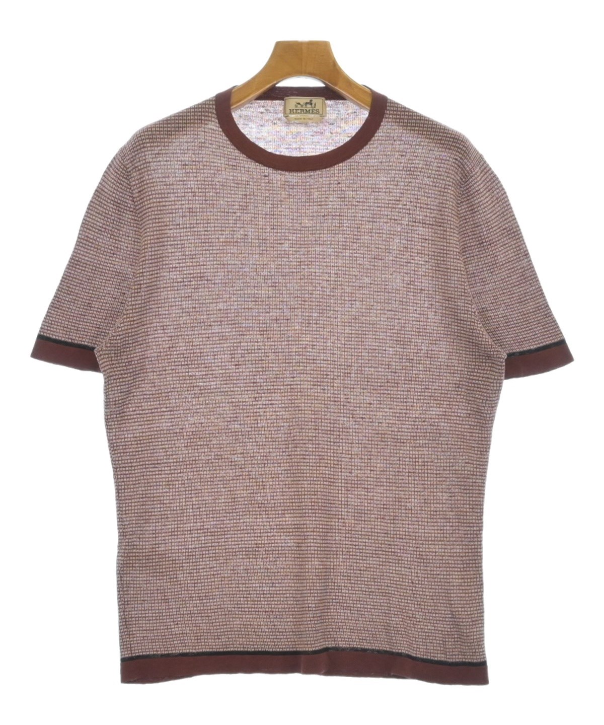 HERMES（エルメス）ニット・セーター 赤 サイズ:M メンズ 