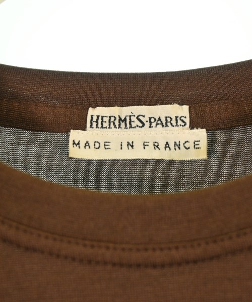 HERMES（エルメス）Tシャツ・カットソー 茶 サイズ:38(S位) レディース/2200695619039