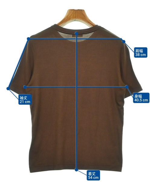 HERMES（エルメス）Tシャツ・カットソー 茶 サイズ:38(S位) レディース/2200695619039