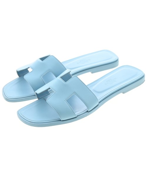 HERMES(エルメス)サンダル 青 サイズ:EU39(25.5cm位)/2200696781018