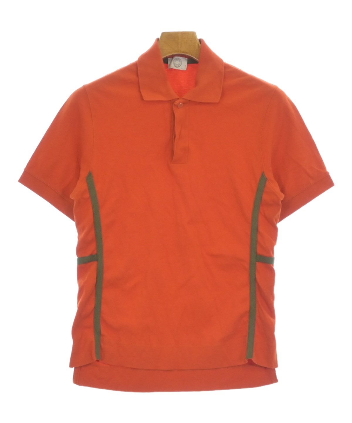 HERMES オレンジス　リボン　長袖Tシャツ HERMES（エルメス）Tシャツ・カットソー オレンジ サイズ:M メンズ
