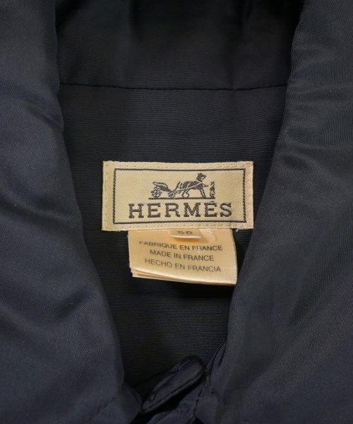 HERMES（エルメス）ステンカラーコート 黒 サイズ:50(XL位) メンズ/2200698213050
