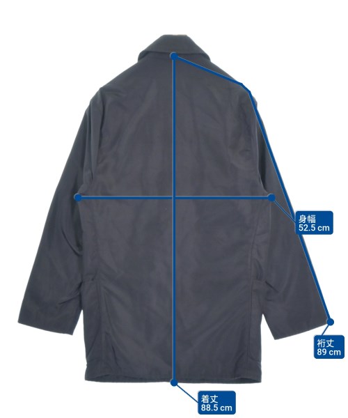 HERMES（エルメス）ステンカラーコート 黒 サイズ:50(XL位) メンズ/2200698213050