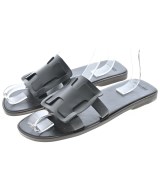 HERMES（エルメス）サンダル 黒 サイズ:EU37(23.5cm位) レディース/2200696136696