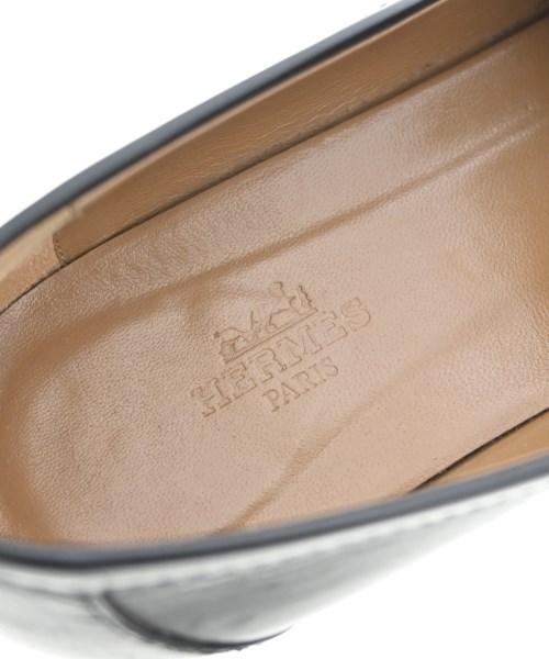 HERMES（エルメス）ドレスシューズ/ローファー 黒 サイズ:37 1/2(24cm位) レディース/2200698774117