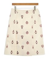 HERMES（エルメス）ひざ丈スカート 白 サイズ:38(S位) レディース/2200698827035