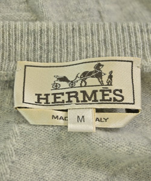HERMES（エルメス）ニット・セーター グレー サイズ:M メンズ/2200698827042