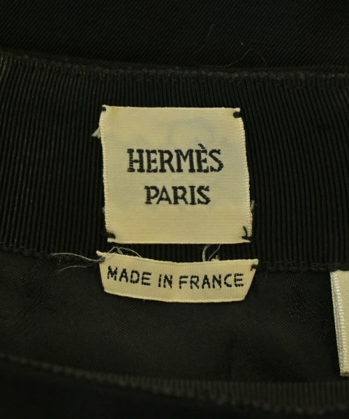 HERMES（エルメス）ひざ丈スカート 黒 サイズ:36(XS位) レディース/2200692557044