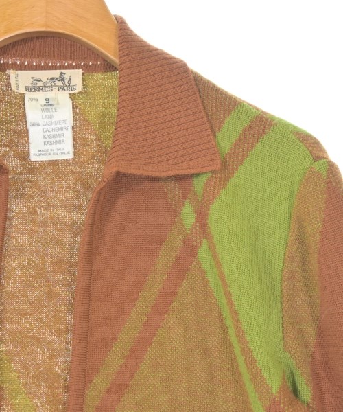 HERMES（エルメス）カーディガン 茶 サイズ:S レディース/2200694774807