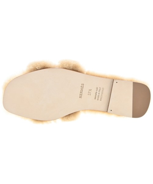HERMES（エルメス）サンダル 茶 サイズ:EU37 1/2(24cm位) レディース/2200700297078