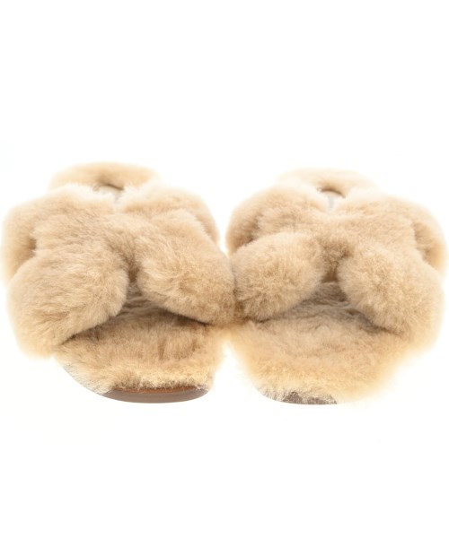 HERMES（エルメス）サンダル 茶 サイズ:EU37 1/2(24cm位) レディース/2200700297078
