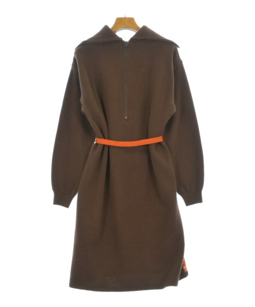 HERMES（エルメス）ワンピース 茶 サイズ:34(M位) レディース/2200690246162