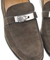 HERMES（エルメス）ビジネス・ドレスシューズ 茶 サイズ:EU40(25cm位) メンズ/2200698823143