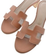 HERMES（エルメス）サンダル 茶 サイズ:EU38(24.5cm位) レディース/2200701095017
