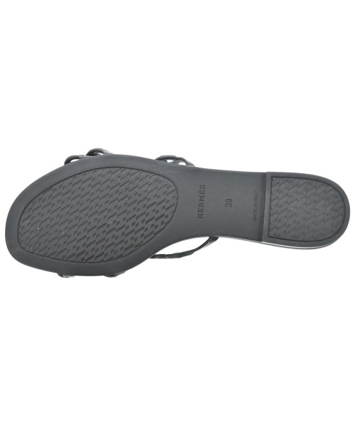 HERMES（エルメス）サンダル 黒 サイズ:EU39(25.5cm位) レディース/2200701180072
