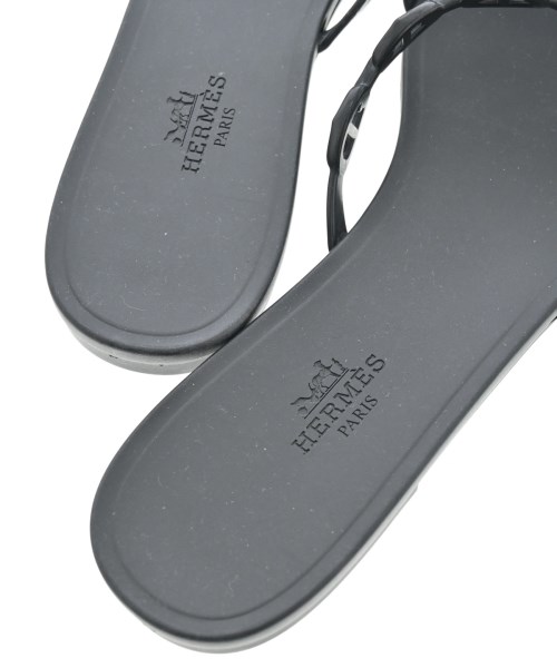 HERMES（エルメス）サンダル 黒 サイズ:EU39(25.5cm位) レディース/2200701180072