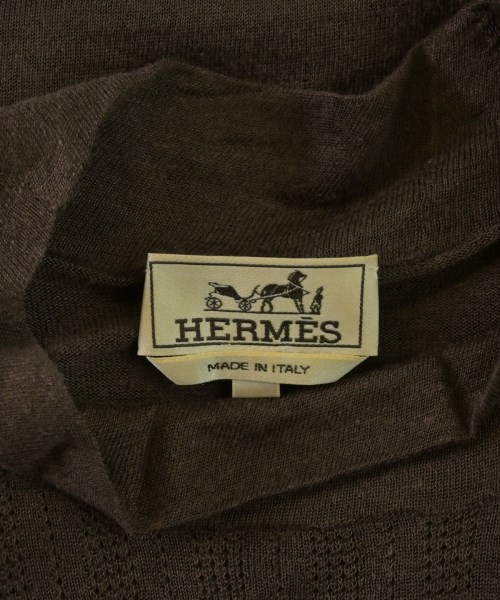 HERMES（エルメス）ニット・セーター 茶 サイズ:S レディース/2200701594046