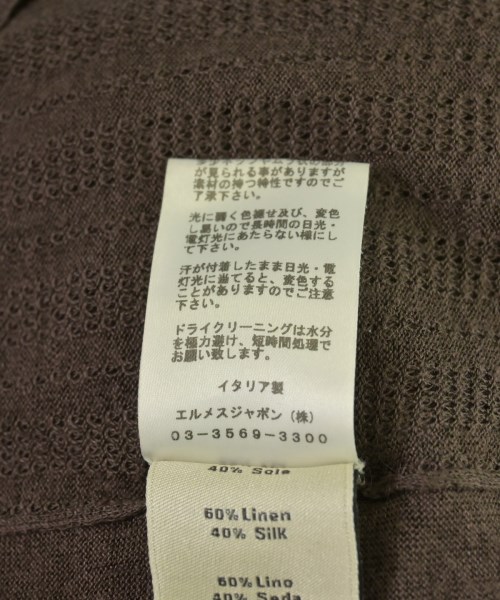 HERMES（エルメス）ニット・セーター 茶 サイズ:S レディース/2200701594046
