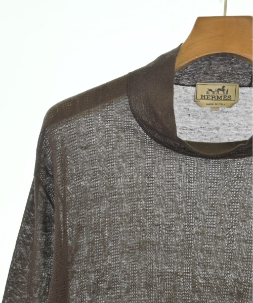 HERMES（エルメス）ニット・セーター 茶 サイズ:S レディース/2200701594046