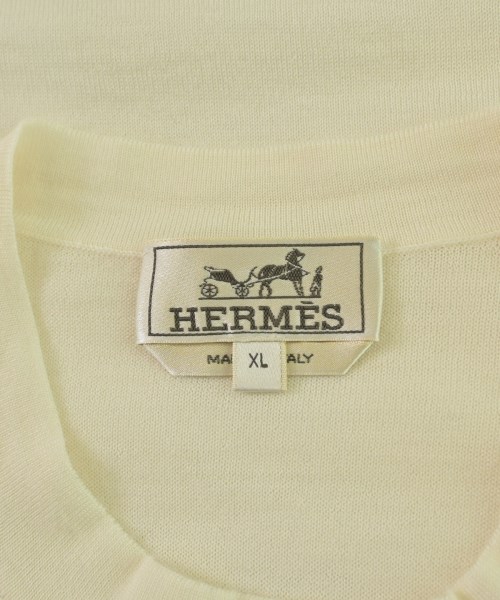 HERMES（エルメス）ニット・セーター 白 サイズ:XL メンズ/2200701594053