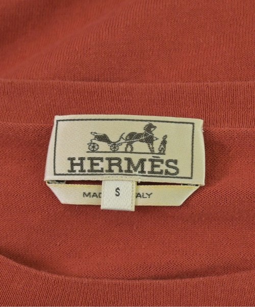 HERMES（エルメス）ニット・セーター 赤 サイズ:S メンズ/2200701594060